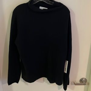 White & Warren Cashmere Stand Neck Sweater